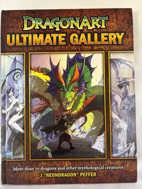 LIKE NEW! DRAGONART ULTIMATE GALLERY HARDCOVER BOOK BY PEFFER - 2012